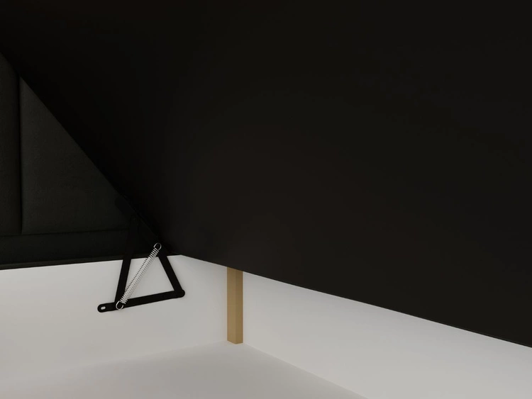 Boxspringbett mit Bettkasten 200x200 Cloud Dunkelgrau