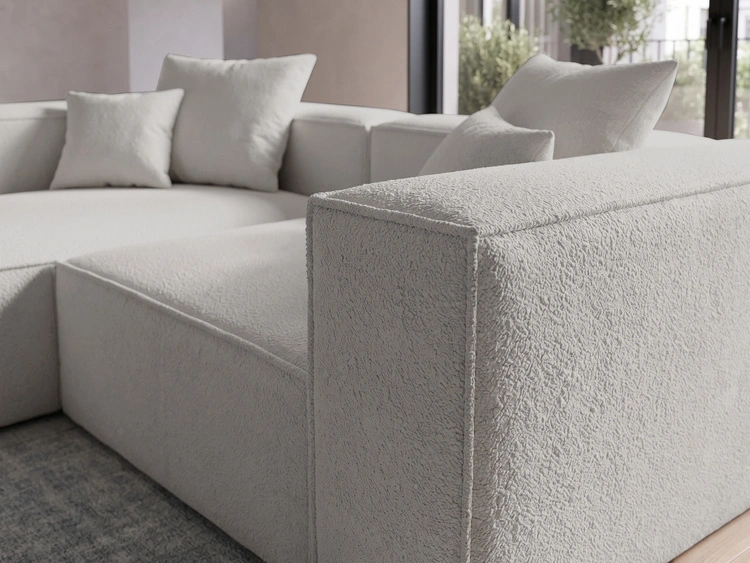 Ecksofa L Links Vellaro Grau