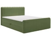 Boxspringbett mit Bettkasten 140x200 Osteno Grün