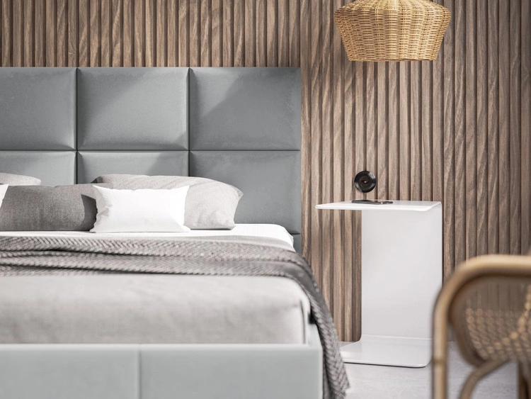 Polsterbett mit Lattenrost 160x200 Luxe Beige