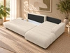 Ecksofa L-Form mit Schlaffunktion und Bettkasten Lisso Rechts Beige