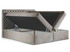 Boxspringbett mit Bettkasten 200x200 Cleo Rot