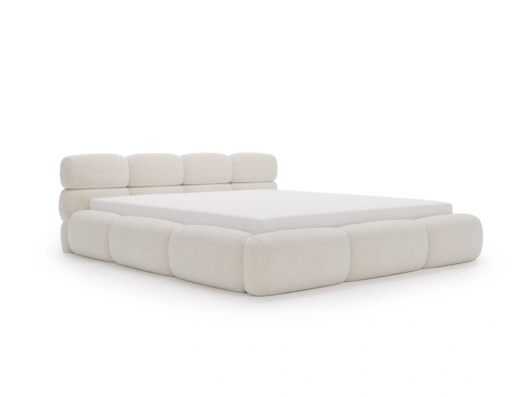 Polsterbett mit Bettkasten und Bettrost 180x200 Sweet Low Beige