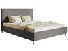 Polsterbett mit Lattenrost 140x200 Grenada Grau