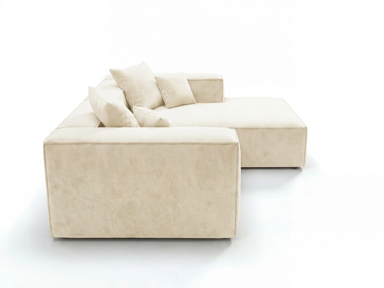 Ecksofa L Rechts Vellaro Creme