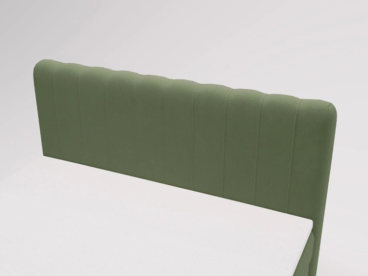Boxspringbett mit Bettkasten 160x200 Osteno Grün
