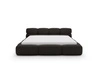 Polsterbett mit Bettkasten und Bettrost 160x200 Sweet Low Schwarz
