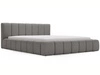 Polsterbett mit Bettkasten und Lattenrost 160x200 Split Grau