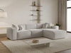 Ecksofa L-Form Rechts Arizona Grau