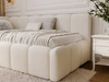 Jugendbett Einzelbett mit Bettkasten und Lattenrost 90x200 Cloud One Beige