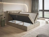 Boxspringbett mit Bettkasten 120x200 Denza Dunkelblau