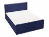 Boxspringbett mit Bettkasten 140x200 Lunaris Blau
