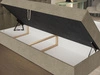 Boxspringbett mit Bettkasten 160x200 Denza Grün