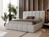 Polsterbett mit Bettkasten und Lattenrost 160x200 Imperial Hellgrau