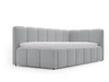 Jugendbett Einzelbett mit Bettkasten und Lattenrost 90x200 Cloud One Grau