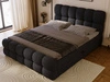 Boxspringbett mit Bettkasten 200x200 Modo Schwarz
