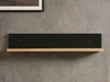 Set industrial Wohnzimmermöbel Lavore Wotan Eiche, Schwarz matt