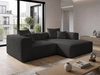 Ecksofa L Rechts Vellaro Schwarz