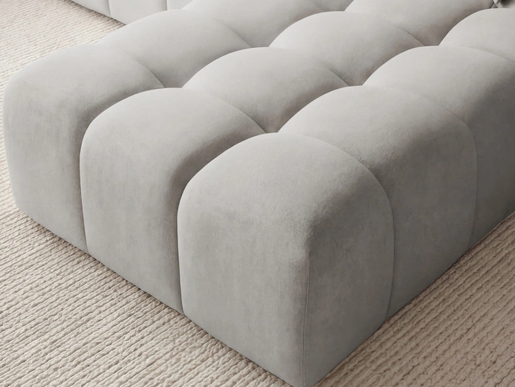 Ecksofa L-Form Rechts Moderne Ecksofa Loopo Grau