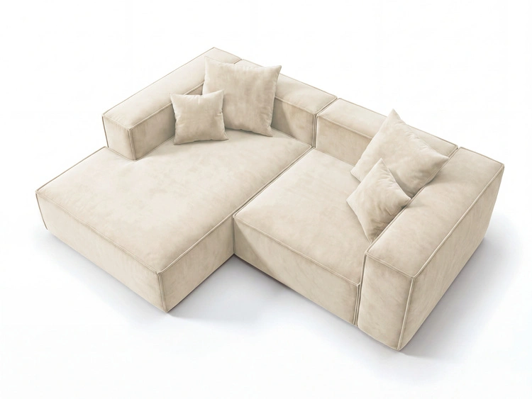 Ecksofa L Links Vellaro Creme