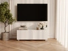 TV-Lowboard mit Türen 100 cm Kioto Weiß matt
