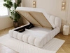 Polsterbett mit Stauraum und Lattenrost 200x200 Cloud Soft Beige